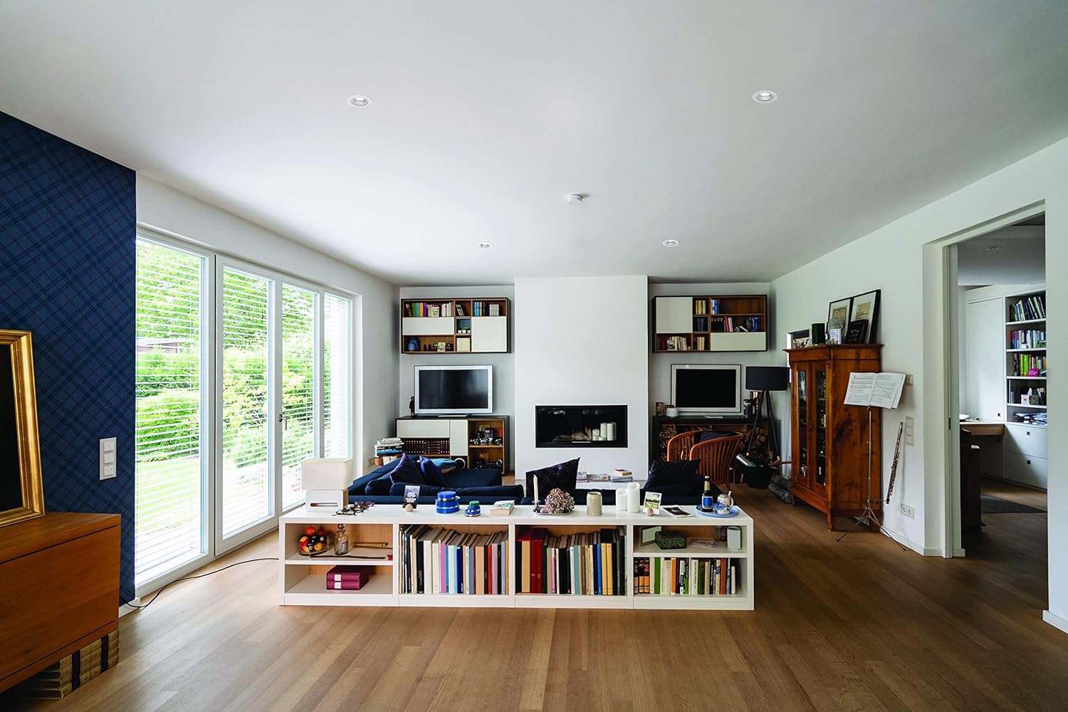 Switchable white color options on fixture