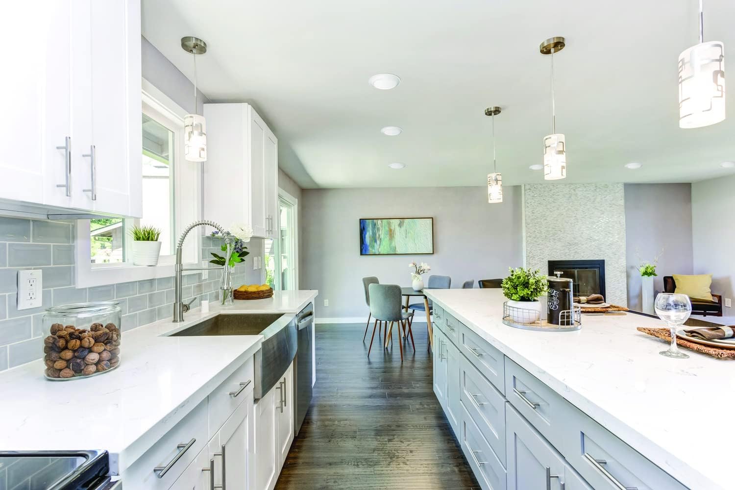 Fast retrofit for existing recessed cans